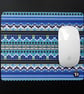 Mouse Pad - Geometric Blue Stripe - Image 1