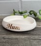 Personalised White Round Trinket Dish - Custom Name Gift - Image 3