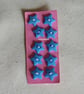  Mid blue star buttons - Image 1