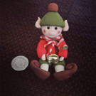 Clay Christmas Elf 