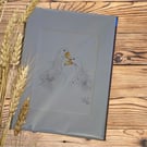 Farm animal Wall Art  Ink & Watercolour Animal Illustrations, ducks