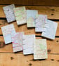 A7 Pocket Sketchbook with Recycled Map Covers and Mixed-Media Pages. Surrey - Image 6