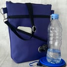 Dog walking bags purple waterproof