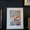 Glasgow Apollo Theatre, Archival Print of Original Artwork in 9 x 7inch matt