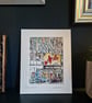 Glasgow Apollo Theatre, Archival Print of Original Artwork in 9 x 7inch matt