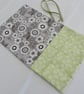 Knitting Needle Crochet Hook Roll  Green Yellow White - Image 4