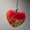 Dragon vein heart pendant 