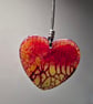 Dragon vein heart pendant 