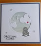 Rabbit With Clouds Christmas Card - Christmas Wishes - Image 5