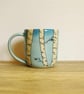 Medium Mug - Birch Trees, Sky and Birds - Image 3