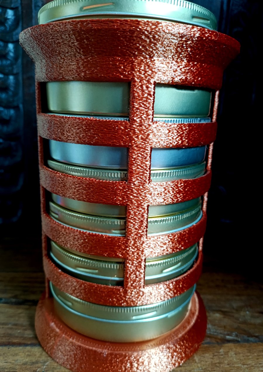 Smoking Pipe Tobacco Tin Dispenser. Smoking Pipe Tobacco Tin Rotation Organizer.