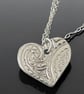 Silver Paisley Heart - Image 4