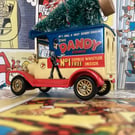 Vintage DANDY blue. CHRISTMAS decoration, collectable die cast vehicles 