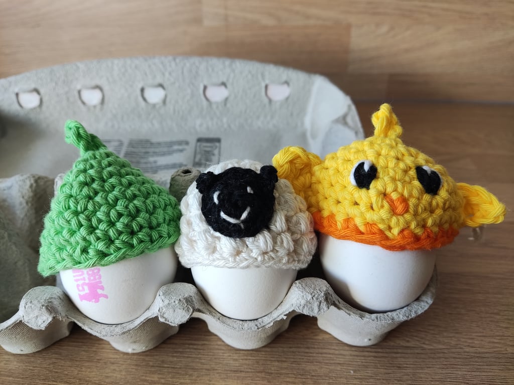 Egg Cosy - Hat, Chick or Sheep