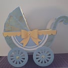 Baby Keepsake Pram Gift Box