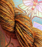 Glaze hand spun yarn – wool and plant fibres