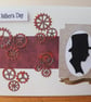 Silhouette and cog wheels. - Image 4