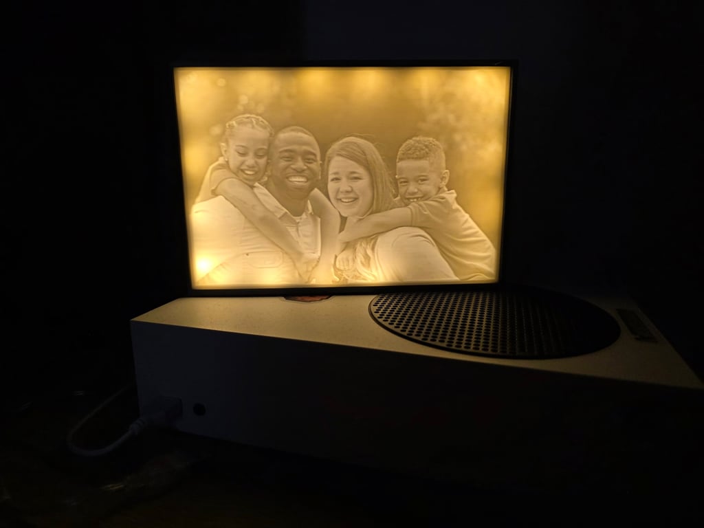 Personalised Light Box Photo Frame