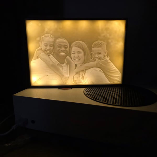 Personalised Light Box Photo Frame