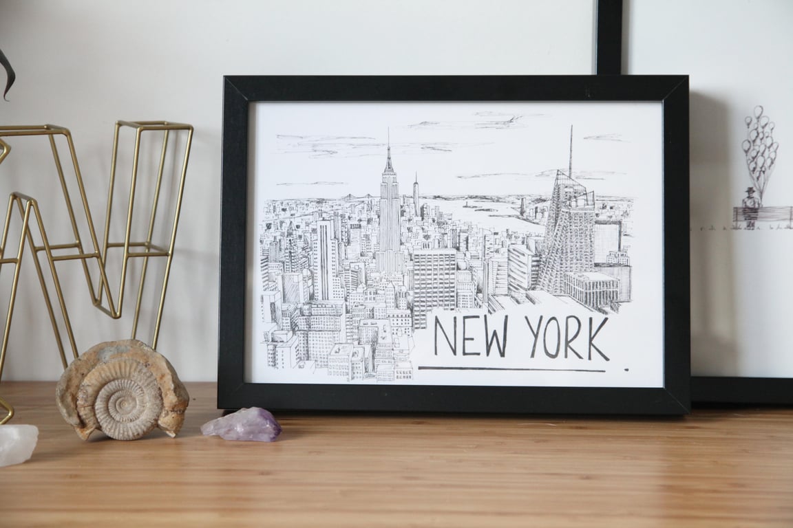 New York Skyline Print