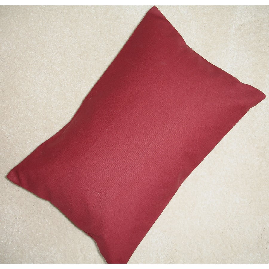 Tempur Travel Pillow Cover Burgundy 16"x10" 16x10 - No Zip Maroon Wine Red