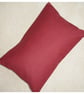 Tempur Travel Pillow Cover Burgundy 16"x10" 16x10 - No Zip Maroon Wine Red - Image 1