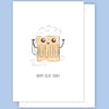 Funny Birthday Card, Mug of Beer