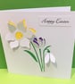 Mother's Day Card - Spring Flowers - Birthday Card -Easter Card - Thank you Card - Image 2
