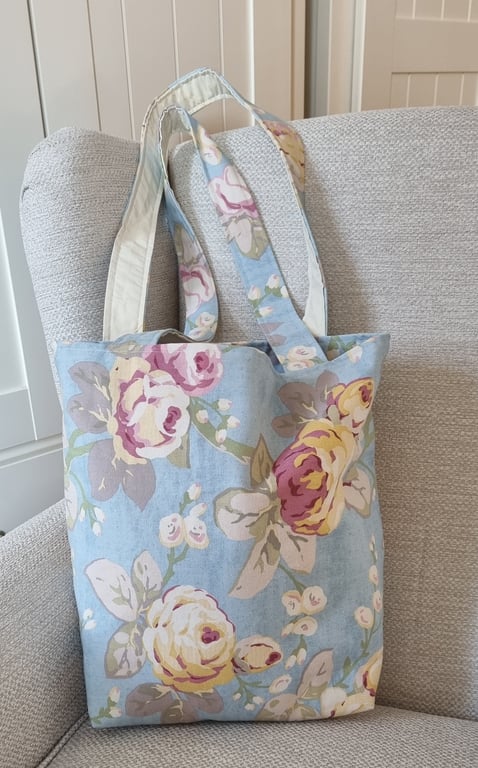 The Maria Tote Bag - Pastel Roses