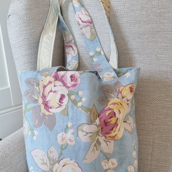 The Maria Tote Bag - Pastel Roses