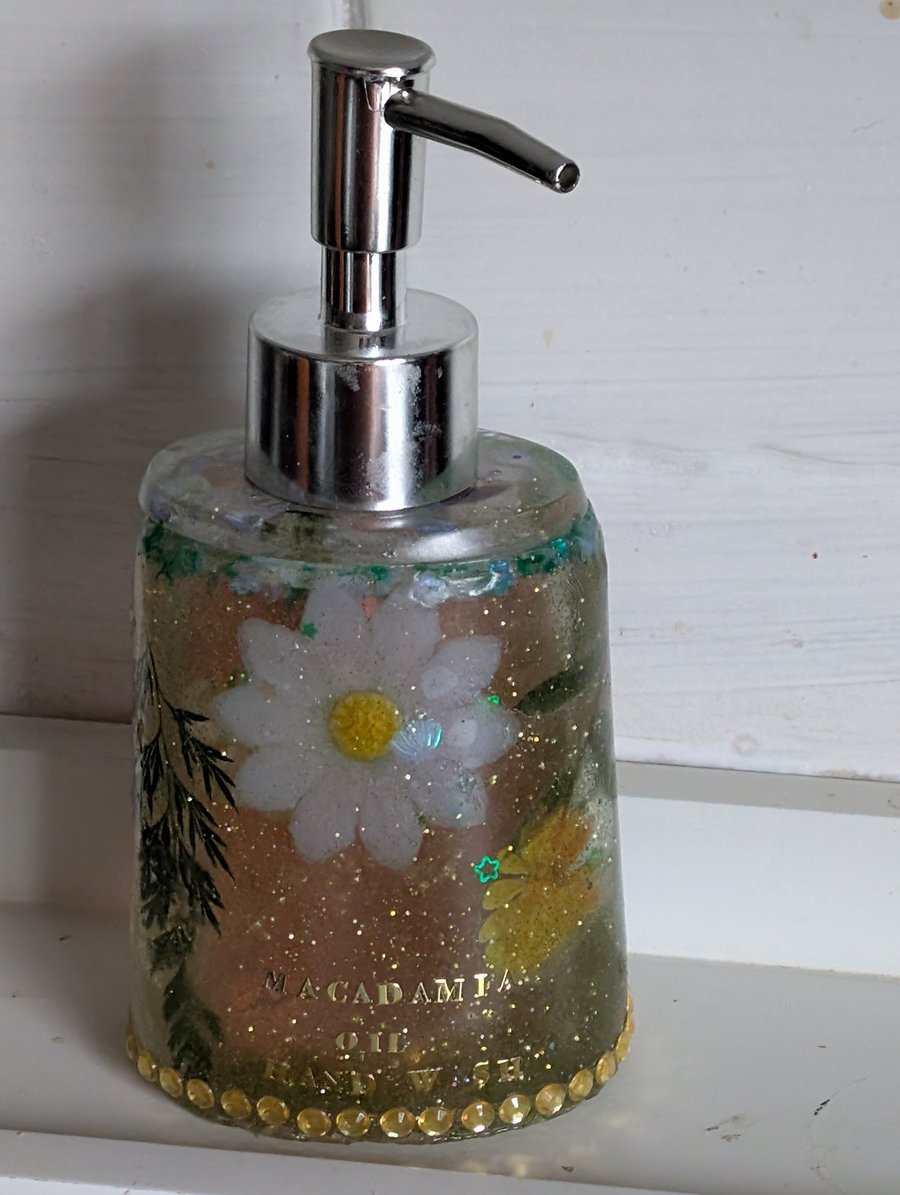 Hand made bottle for hand wash 