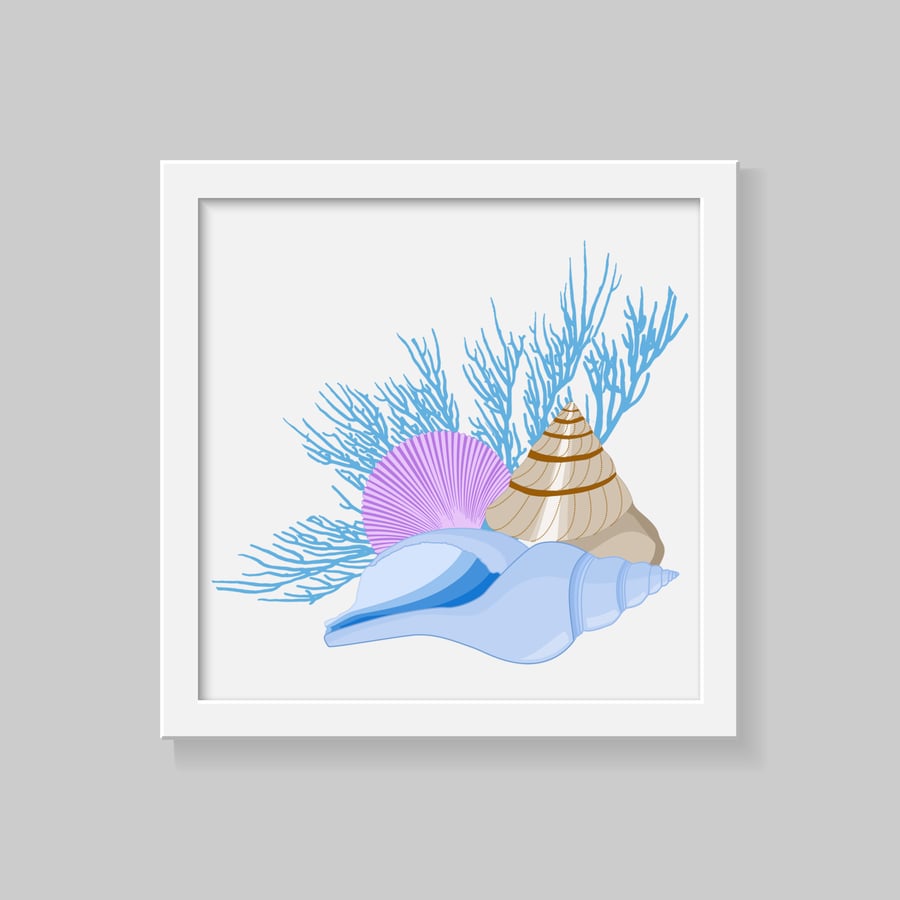 Sea themed  Wall Art Print, Sea themed wall print, Ocean themed wall print