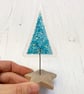Fused Glass Bubbly Christmas Tree with Baubles  - Image 4