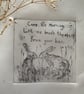 Two Hares, Drypoint Print - Image 7