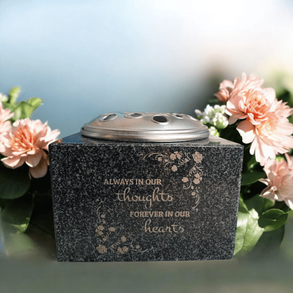 Personalised Granite Memorial Vase Grave Vase Grave Flowerpot