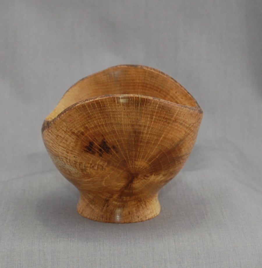 English Oak Natural Edged Bowl