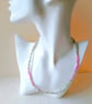 Silver Chainmaille Chain And Pastel Rainbow Crystal Twist 17-19 Inch - Image 2