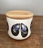 Mussel Shell Design Storage Jar - coastal home kitchenware, shellfish - Image 8