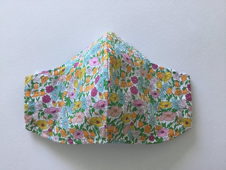 3 Layer Liberty Face Covering Mask With Removable Nose Wire 