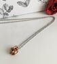 Pure Bronze Infinity Love Knot Necklace 8th 19th Anniversary Gift for Her - Image 2