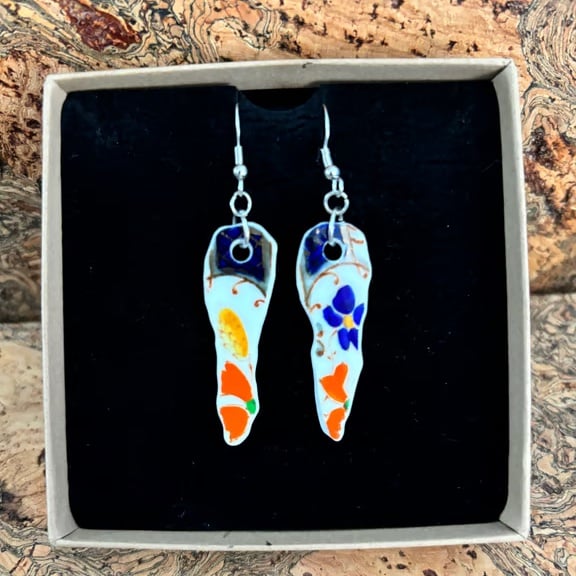 Handmade Earrings, One of a Kind, Eco Friendly Gifts, Sterling Silver.