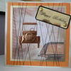 Copper Classic Car Birthday Card