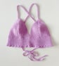 CROCHET PATTERN PDF Purple Berry Bra Top