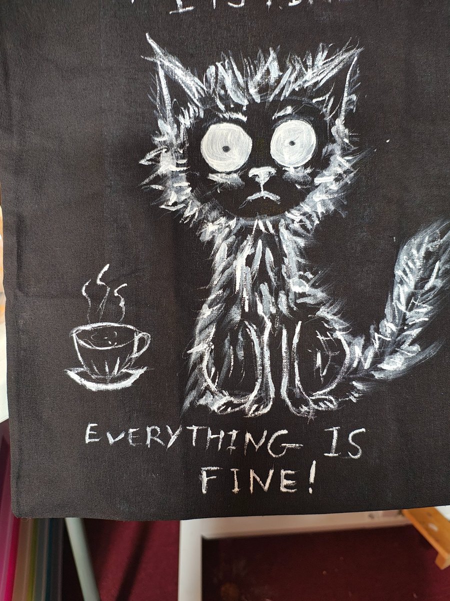 Hand painted tote bags 