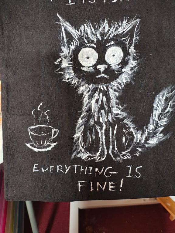 Hand painted tote bags 