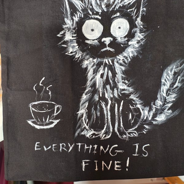 Hand painted tote bags 