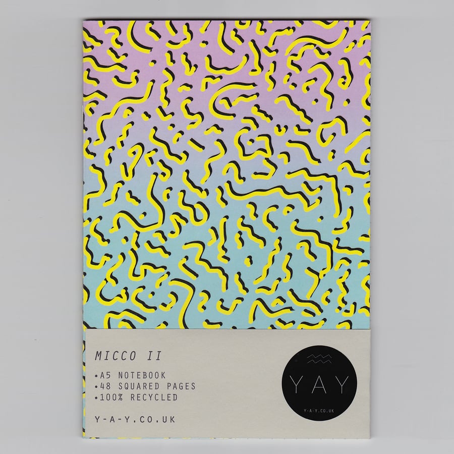 MICCO II - A5 Notebook with Squared Pages