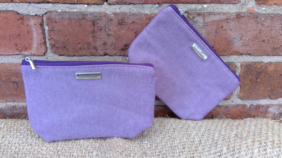 Mauve Zip Pouch