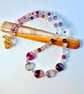 Rainbow Fluorite Gemstone Necklace - Handmade In Devon - Image 3