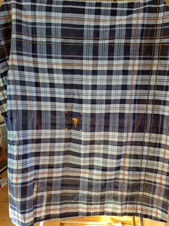 Bird in the Square Fabric